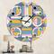Designart 'Retro Circular Design I Mid-Century Modern Wall Clock